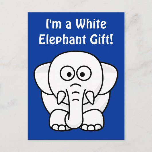 Carte Postale Faire-part Cadeau de Noël drôle : Vrai cadeau d'objet (Devant)