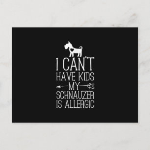Carte Postale Faire-part Cadeau Maman Schnauzer T-shirts drôles pour maman
