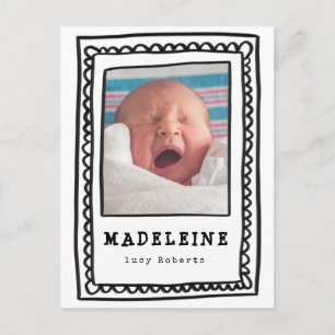 Carte Postale Faire-part cadre original