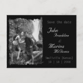 Carte Postale Faire-part Cadre vertical personnalisé : Enregistrer les arêt (Devant)