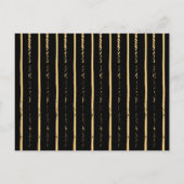 Carte Postale Faire-part Calendrier d'annonce de mariage doré (Dos)