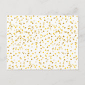 Carte Postale Faire-part Calendrier de confettis Love Hearts pour annoncer  (Dos)