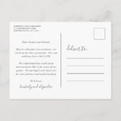 Carte Postale Faire-part Calendrier Modifier la date Pink Heart Cute (Dos)