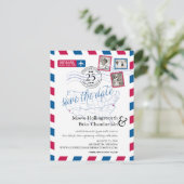 Carte Postale Faire-part California Virginia Localisation Airmail Enregistr (Debout devant)