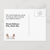 Carte Postale Faire-part Canards colverts (Dos)