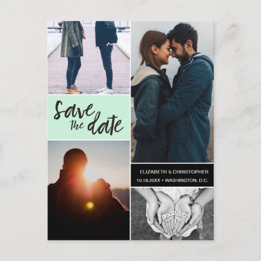 Carte Postale Faire-part Capturer le moment : Save the Date personnalisé (Devant)