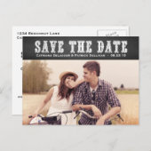 Carte Postale Faire-part Cartographie occidentale de pays Sauvegarder la ca (Devant / Derrière)