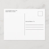 Carte Postale Faire-part Carton d'annonce de fiançailles avec photo de cœur (Dos)