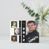 Carte Postale Faire-part Carton d'annonce de remise de diplôme avec quatre (Debout devant)