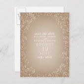 Carte Postale Faire-part Carton de respiration pour bébé inspiré Enregistre (Devant / Derrière)