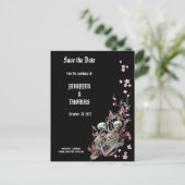 Carte Postale Faire-part Carton d'invitation de mariage élégant pour Hallow (Debout devant)