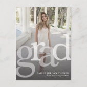 Carte Postale Faire-part Carton d'invitation de remise de diplômes de la pr (Devant)