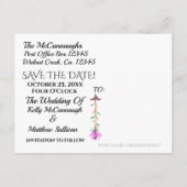 Carte Postale Faire-part Carton d'invitation "Sauver la date" (Dos)