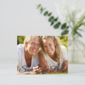 Carte Postale Faire-part Carton d'invitation "Sauver la date" (Debout devant)