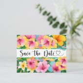 Carte Postale Faire-part Carton d'invitation "Sauvez la date" (Debout devant)