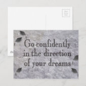 Carte Postale Faire-part Casquettes de diplômes (Devant / Derrière)