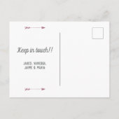 Carte Postale Faire-part Cassis Mauve Nous avons déménagé - Texas (Dos)