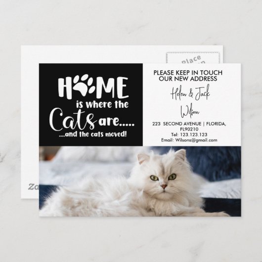 Carte postale faire-part CAT (Devant / Derrière)