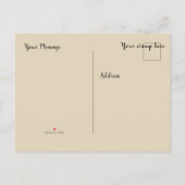 Carte Postale Faire-part Célébration de fiançailles Steampunk (Dos)