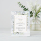 Carte Postale Faire-part Célébration des funérailles de la vie (Debout devant)