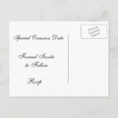 Carte Postale Faire-part Celebration Red Stiletto and Pink Hearts (Dos)