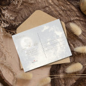 Carte Postale Faire-part Céleste Sun Moon Stars Mariage Enregistrer la date