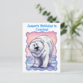 Carte Postale Faire-part Centre de la fête de l'ours polaire (Debout devant)