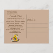 Carte Postale Faire-part Cérémonie de remise de main Enregistrer la date (Dos)