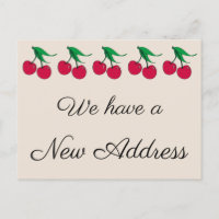 Cerises rouges pour une nouvelle maison