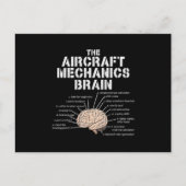 Carte Postale Faire-part Cerveau de Mécanicien d'Aéronef Cadeau d'Aviation (Devant)