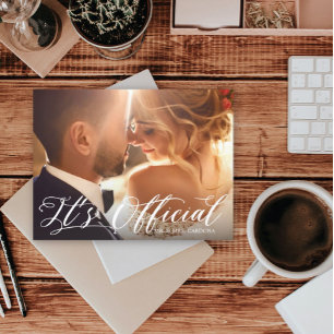 Carte Postale Faire-part C'est la photo officielle de l'Elopement