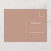 Carte Postale Faire-part C'est l'annonce officielle de mariage après une fu (Dos)