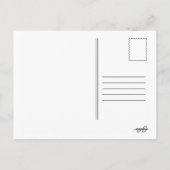 Carte Postale Faire-part c'est un oeuf de cigogne (Dos)