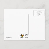 Carte Postale Faire-part C'est une fille (Dos)