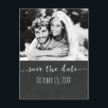 Carte Postale Faire-part Chalkboard ENREGISTRER LA DATE Chalk Mariage Photo<br><div class="desc">Chalkboard ENREGISTRER LA DATE Chalk Mariage Photo Carte Postale. Customisez avec votre photo et votre texte.</div>