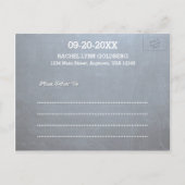 Carte Postale Faire-part Chalkboard Lights rose Bat mitzvah Enregistrer la (Dos)