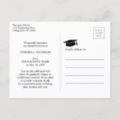 Carte Postale Faire-part Chalumeau de soudage & étincelles Diplômé certifié (Dos)