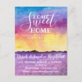 Carte Postale Faire-part Change of address we have moved lavender fields (Devant)