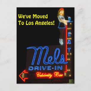 Carte Postale Faire-part Changement d'adresse à Los Angeles