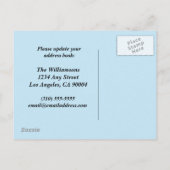 Carte Postale Faire-part Changement d'adresse de résidence (Dos)