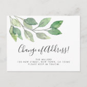 Carte Postale Faire-part Changement d'adresse Foliage Moving (Devant)