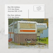 Carte Postale Faire-part Changement d'adresse - Maison d'hôtes (Devant / Derrière)