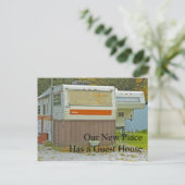 Carte Postale Faire-part Changement d'adresse - Maison d'hôtes (Debout devant)