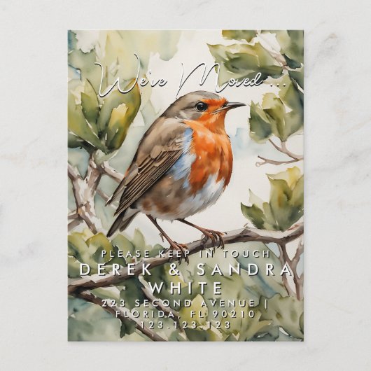 Carte Postale Faire-part Changement d'adresse nous avons déménagé  annonce (Devant)