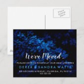 Carte Postale Faire-part Changement d'adresse nous avons déménagé maison Bl (Devant / Derrière)