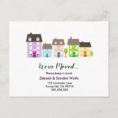 Carte Postale Faire-part Changement d'adresse nous avons déménagé maison co (Devant)