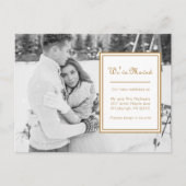 Carte Postale Faire-part Changement d'adresse Photo classique avec message (Devant)