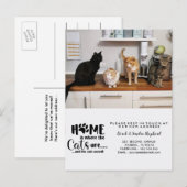 Carte Postale Faire-part Changement d'adresse que nous avons déplacé avec a (Devant / Derrière)