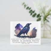 Carte Postale Faire-part changement d'adresse que nous avons déplacé faire- (Debout devant)