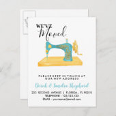 Carte Postale Faire-part Changement d'adresse que nous avons déplacé machin (Devant / Derrière)